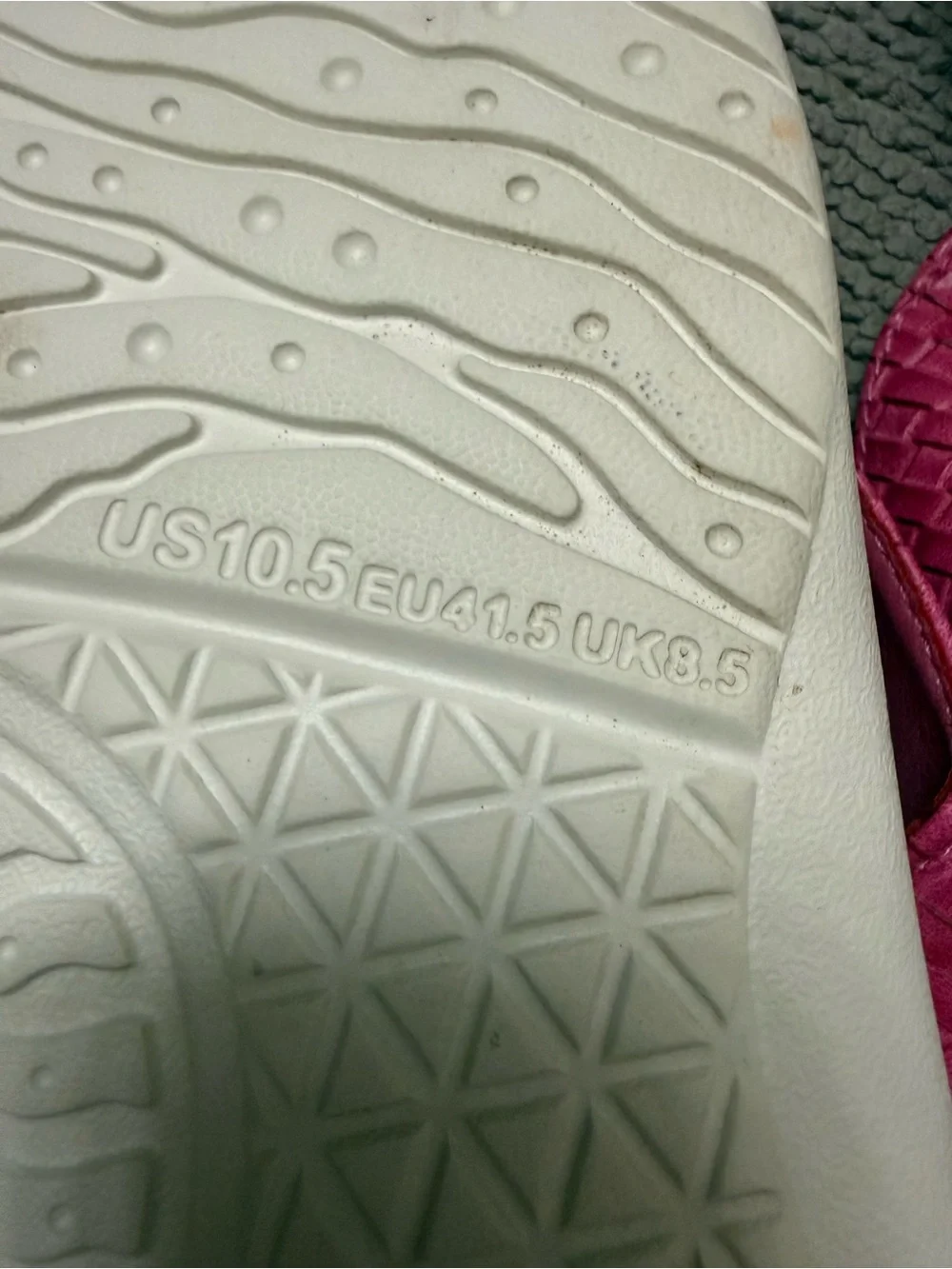 Pink Women's Woven Thong Sandals - Unbranded